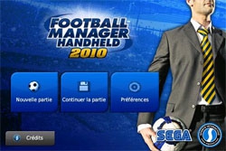 Football Manager 2010 dbarque sur l'iPhone